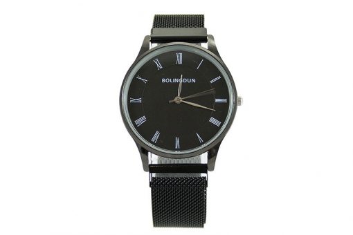 zwart-metalen-quartz-horloge