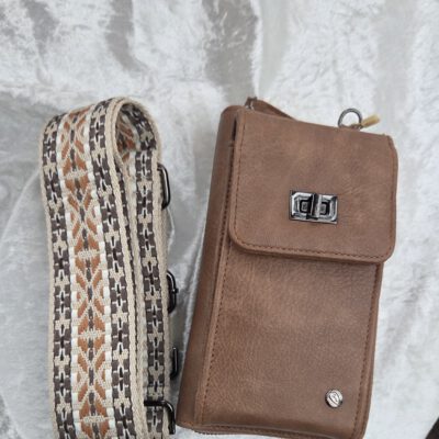 Camel portemonnee / telefoontasje Estelle