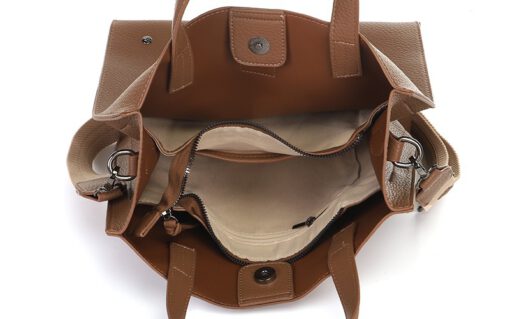 Handtas Parijs camel - Afbeelding 4