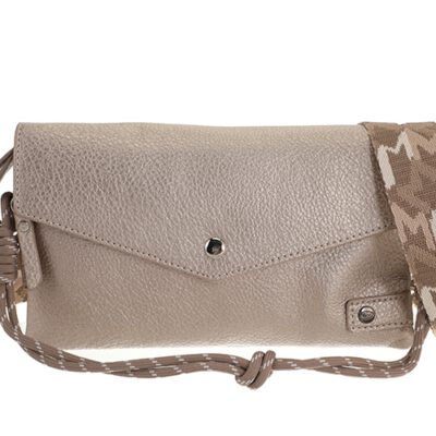 Champagne crossbody/schoudertasje Stanfield