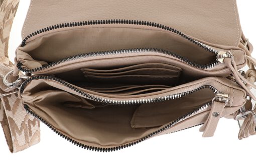 Champagne crossbody/schoudertasje Stanfield - Afbeelding 5