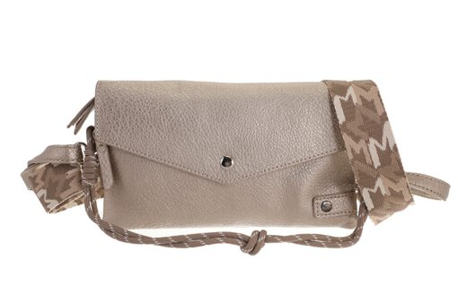 Champagne crossbody/schoudertasje Stanfield