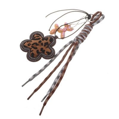 Panter bloem sleutelhanger/tashanger