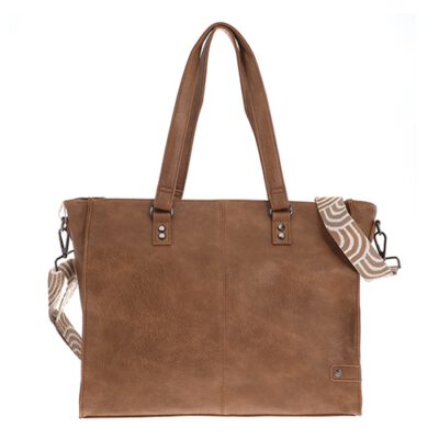 Veghel shopper/schooltas camel