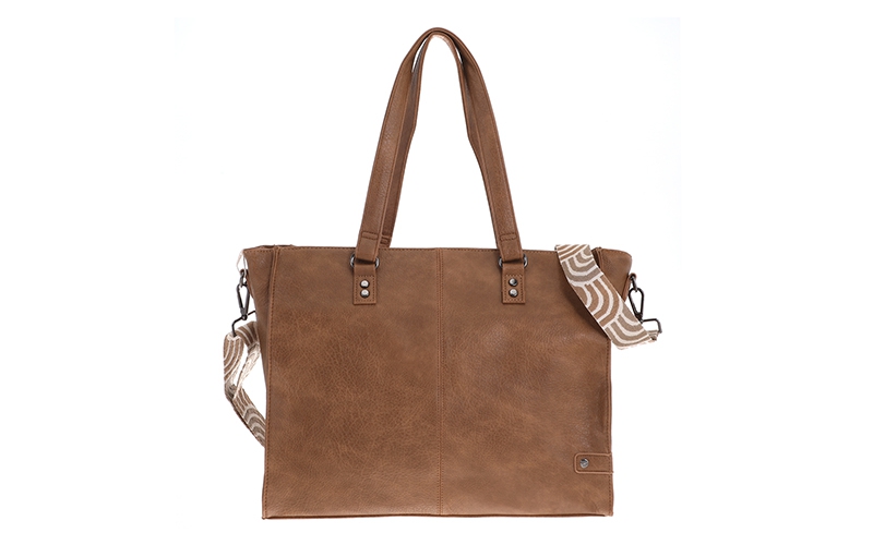Veghel shopper-schooltas camel