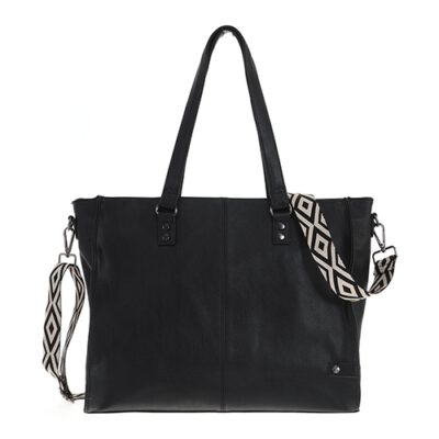 Veghel shopper/schooltas zwart