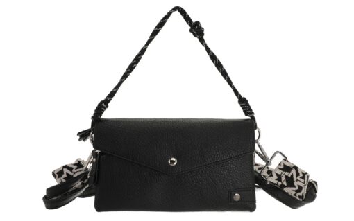 Zwarte crossbody/schoudertasje Stanfield - Afbeelding 2