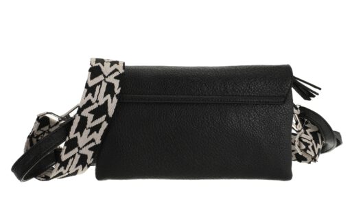 Zwarte crossbody/schoudertasje Stanfield - Afbeelding 4