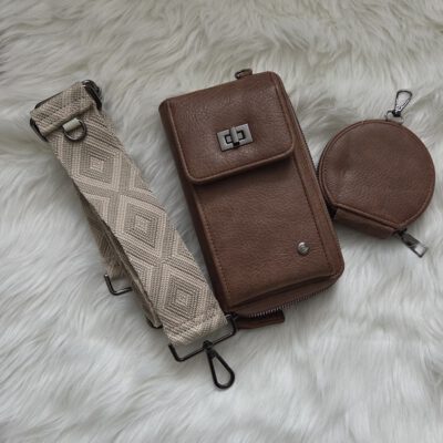 Camel portemonnee / telefoontasje Estelle versie 2