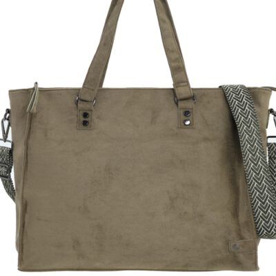 Shopper/schooltas Riga groen