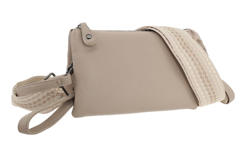 New York schoudertasje taupe - Afbeelding 2