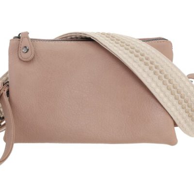 New York schoudertasje vintage roze